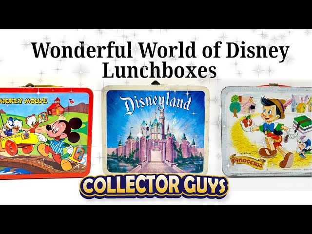 Collecting Disney Metal Lunchboxes I COLLECTOR GUYS - YouTube