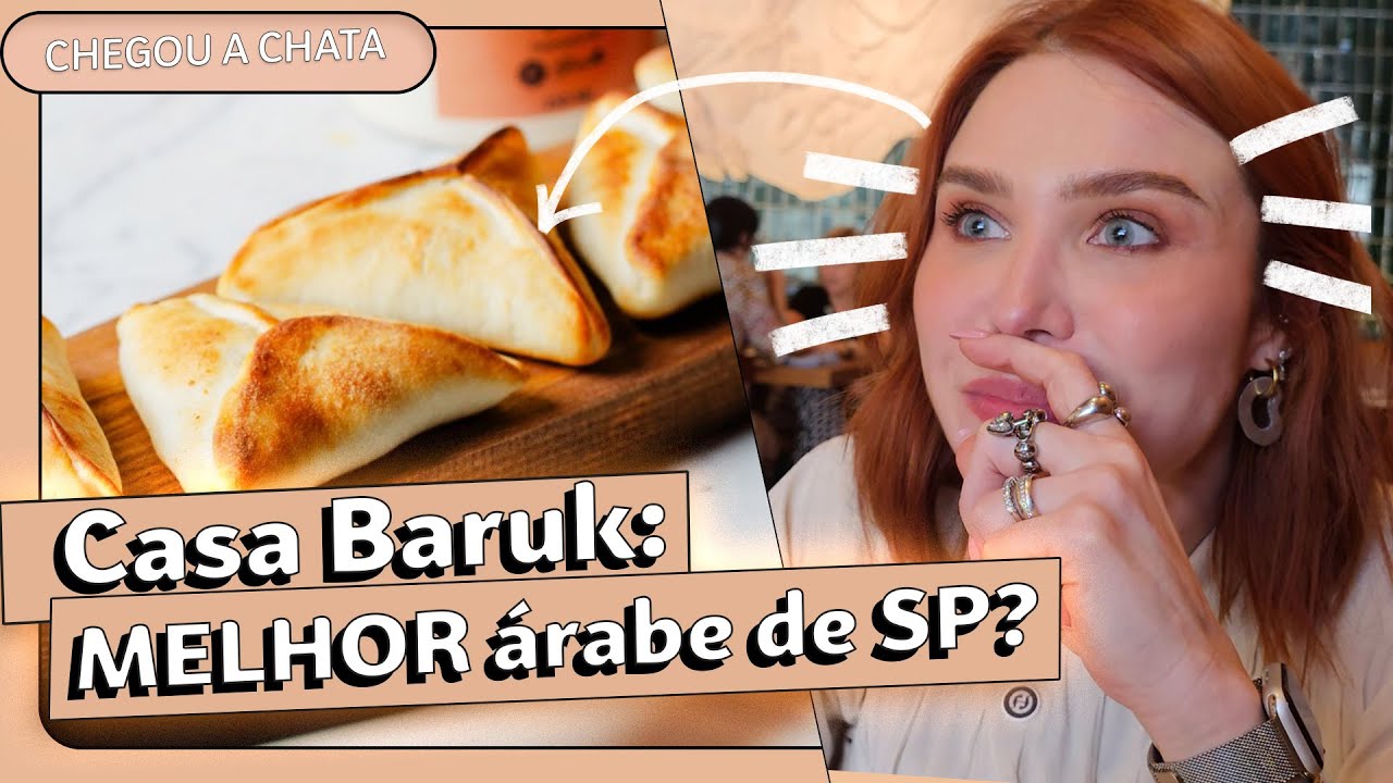 BARUK: MELHOR ÁRABE DE SP?? Pratos Gigantes e restaurante lotado! | Lu Ferreira