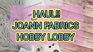 Hobby Lobby Clearance and Joann Haul