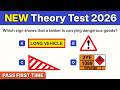 Theory Test 2026 UK | LATEST DVSA Test Questions (Must Watch!) | PASS FIRST TIME