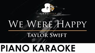 Taylor Swift - We Were Happy - Piano Karaoke Instrumental Cover with Lyrics Resimi