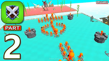 Clash Commander: My Mini Army - Gameplay Walkthrough Part 2 - Stickman War Army Commander (Android)