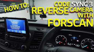 Hoe u de Ford Sync 3-achteruitrijcamera met Forscan kunt coderen en activeren