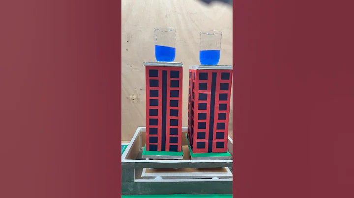 Earthquake Resistant Building Model | Disaster Management Project #shortsfeed  | DIY Nakul Sahu Art