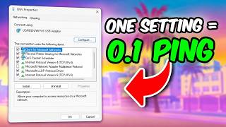 This ONE Windows Setting Has Been DESTROYING Your Ping and Nobody Told You