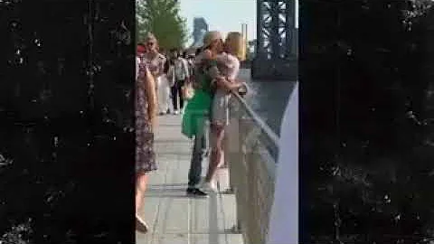 Justin Bieber and Hailey Baldwin kissing in Williamsburg, Brooklyn on June 16th, 2018