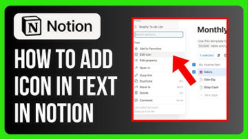How to Add Icon in Text in Notion