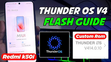 How to Flash Thunder OS V4 in Redmi K50i | 2025 Custom ROM Install Guide | Best Gaming ROM 🔥