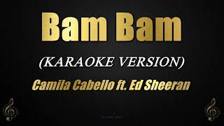 Video thumbnail of "Bam Bam - Camila Cabello ft. Ed Sheeran (Karaoke)"