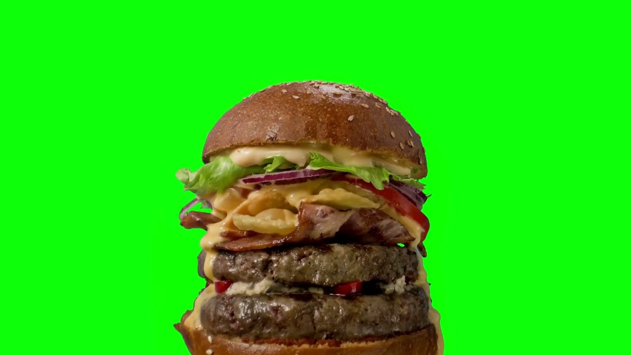 Green Screen Burger Video