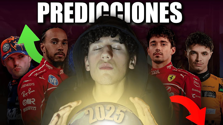 mis PREDICCIONES de la FORMULA 1 2025 | Sr Eidrian
