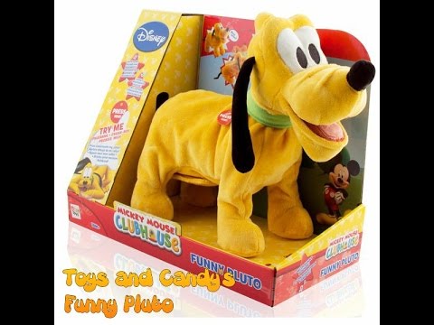 Funny Pluto juguete de la casa de Mickey Mouse - YouTube