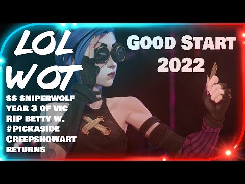 LOL wot ep 1- SSSniperwolf, RIP Betty White, Year 3 of Vic, Pick a side and CreepshowArt returns