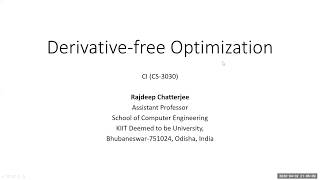 Derivative-free Optimization