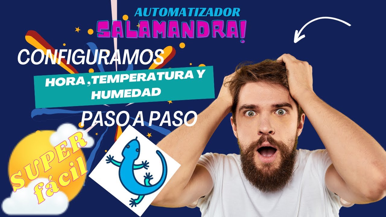 🔧 Tutorial de Configuración en Salamandra:  Hora, Humedad y Temperatura 🔧