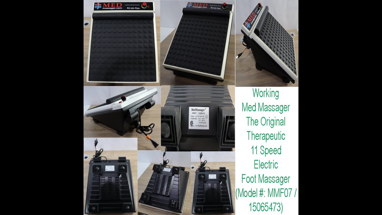 Electric Med Massager Original Therapeutic 11 Speed Vibrating Foot Massager  Model: MMF07 