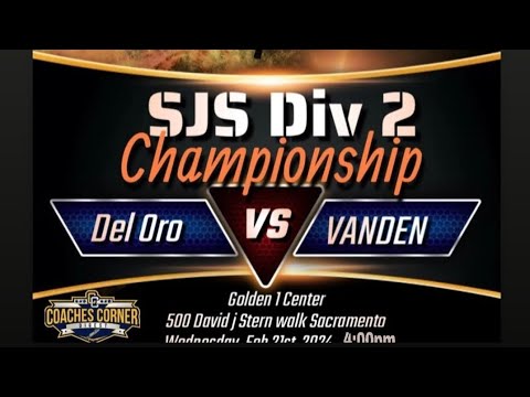 Vanden Vikings Vs. Del Oro CIF SAC-JOAQUIN PLAYOFF GAME By STS Product