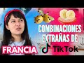 Probando MEZCLAS raras de TIKTOK FRANCIA