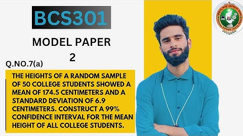 BCS301 Module 4 | 99% Confidence Interval Problem