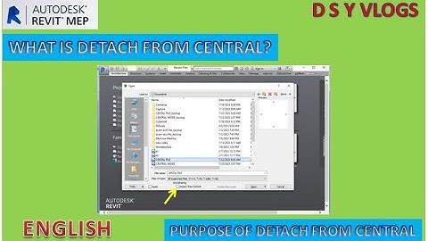 What is detach from central? | REVIT | #architecture  #bim #mep #revit #modeling #trending