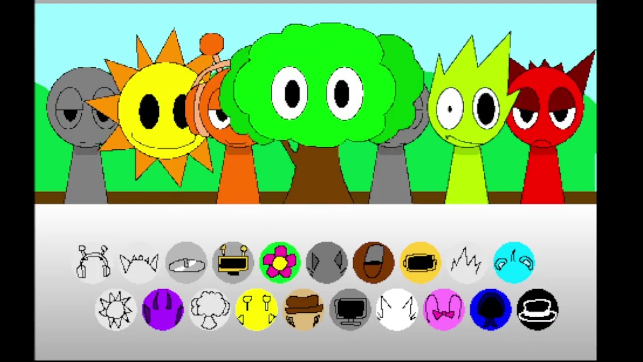 Retro - sprunki 2014 mix (loud sounds)