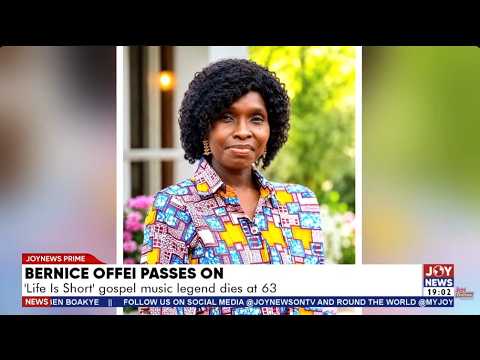 Ghana’s gospel music community mourns veteran musician Bernice Offei | JoyNews Prime | 12-09-2026