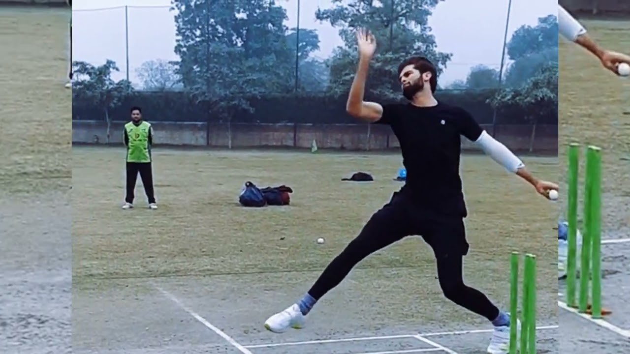 Shaheen Shah Afridi Bowling Action | Shaheen Afridi Bowling in slow motion |