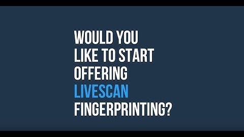 How To Start a LiveScan Fingerprinting Business in Florida