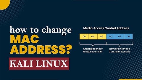 Change mac address every 5 seconds | KALI LINUX