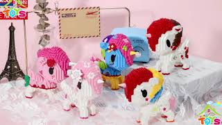 Cartoon Rainbow Pony Loz Balody Building Blocks Cute Unicorned By Mega Mart Toys screenshot 1