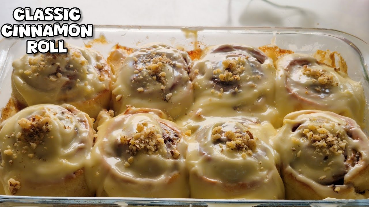 Classic Cinnamon Rolls with Cream Cheese Frosting | Soft & Gooey Bakery-Style