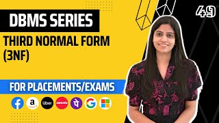 L49 : Third Normal Form(3NF) | Complete DBMS Course