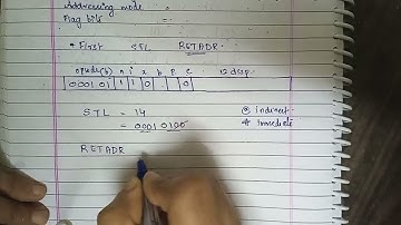 Object Code generation SIC/XE