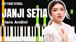 Tiara Andini - Janji Setia (EASY PIANO TUTORIAL)