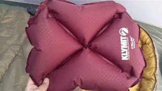 Klymit X Pillow Review by MUDD CREEK