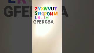 Alphabet Zyxwvutsrqponmlkjihgfedcba...