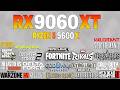 RX 9060 XT + Ryzen 5 5600x - Test in 21 Games