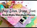 Scrapbooking Process #561 Paige Evans DT / Exuma Mini Album