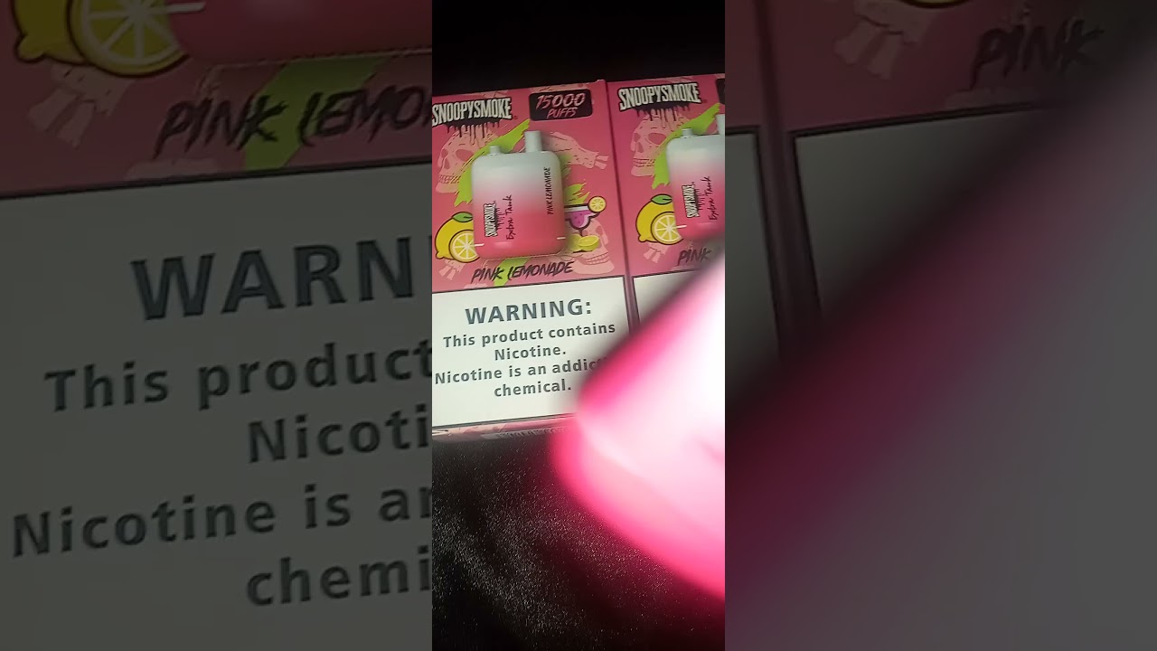 Snoopy Smoke 15000 puff disposable (Pink Lemonade) read description for review