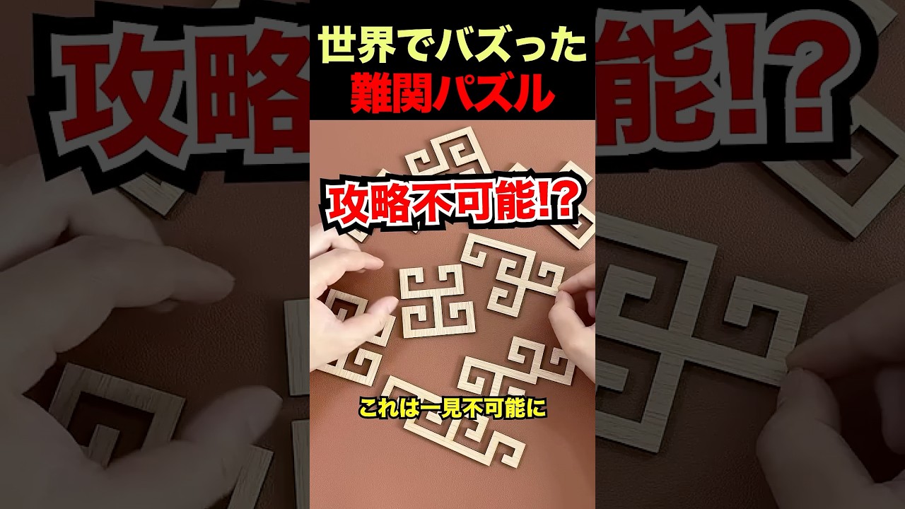 ㊗️200万再生🎉世界でバズったクリア不可能なパズル