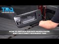 How to Replace Tailgate Handle Bezel 2007-2013 Chevy Silverado 1500