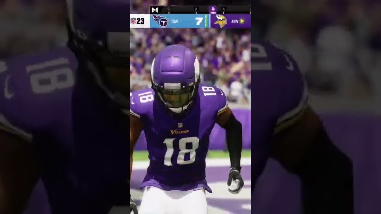 Justin Jefferson does the Griddy in Madden 23! 