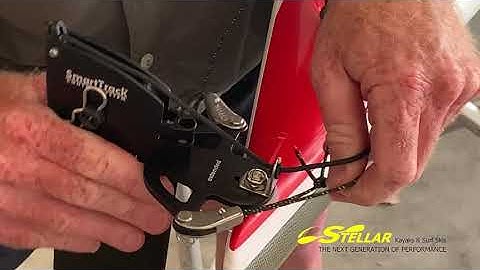 Over stern Rudder Removal   Stellar Kayaks & Surf Skis