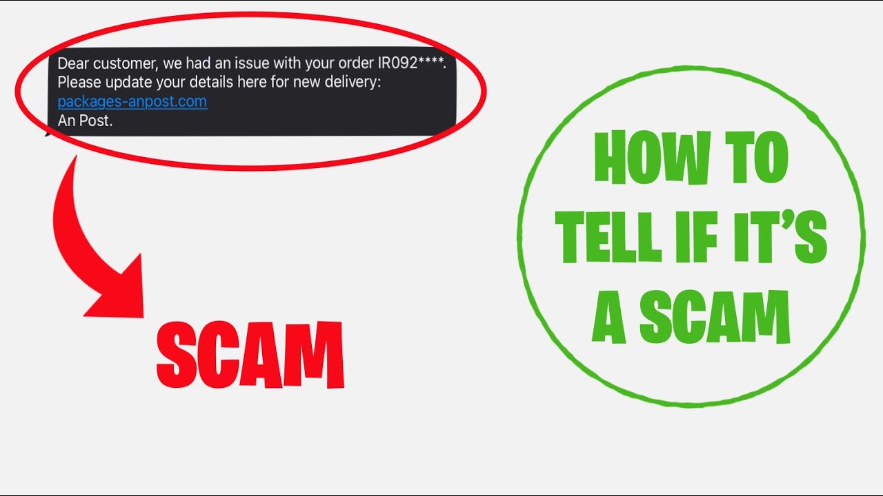 How to tell if a text message you received is fake / trying to scam you ...