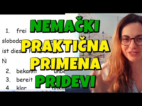 NEMAČKI - A2- RASPRIČAVANJE -PRAKTIČNA PRIMENA VIKABULARA-  PRIDEVI -POZITIV I NEGATIV