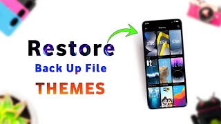 ✅ How to Restore Xiaomi Backup file | Apply Backup file themes