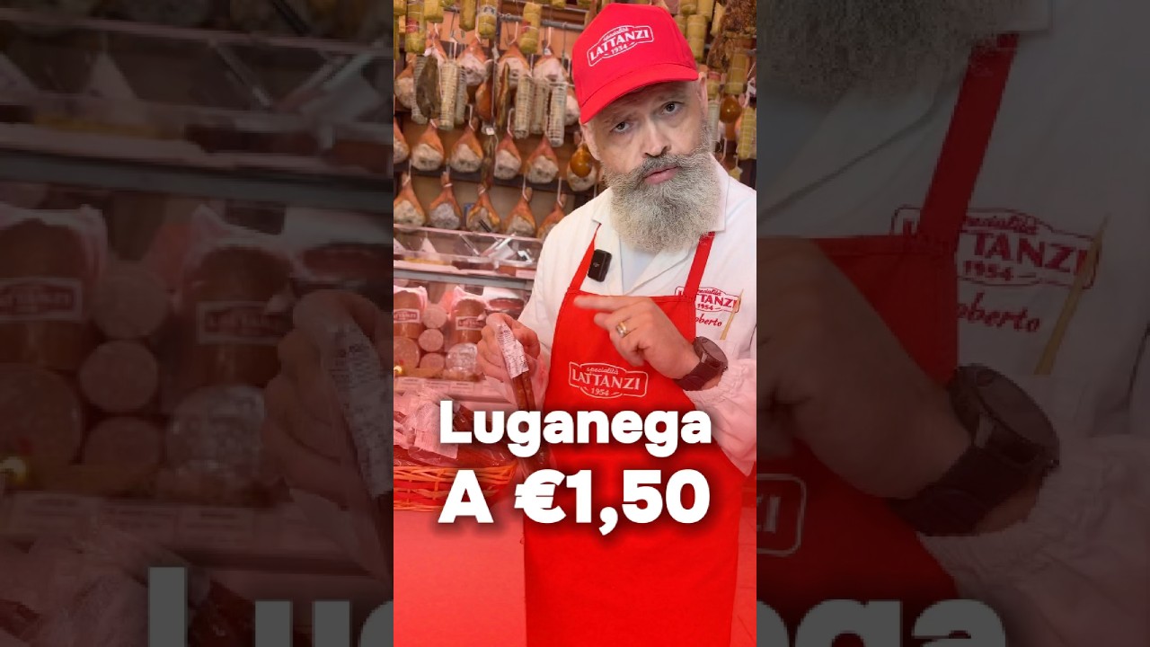 LUGANEGA A €1,50 IN NEGOZIO! 