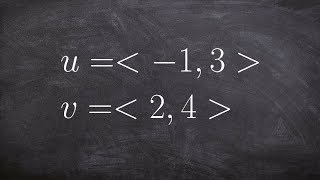 How to subtract two vectors by adding