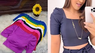 Como fazer  cropped manga bufante - Vamos fazer em 5 min e vender