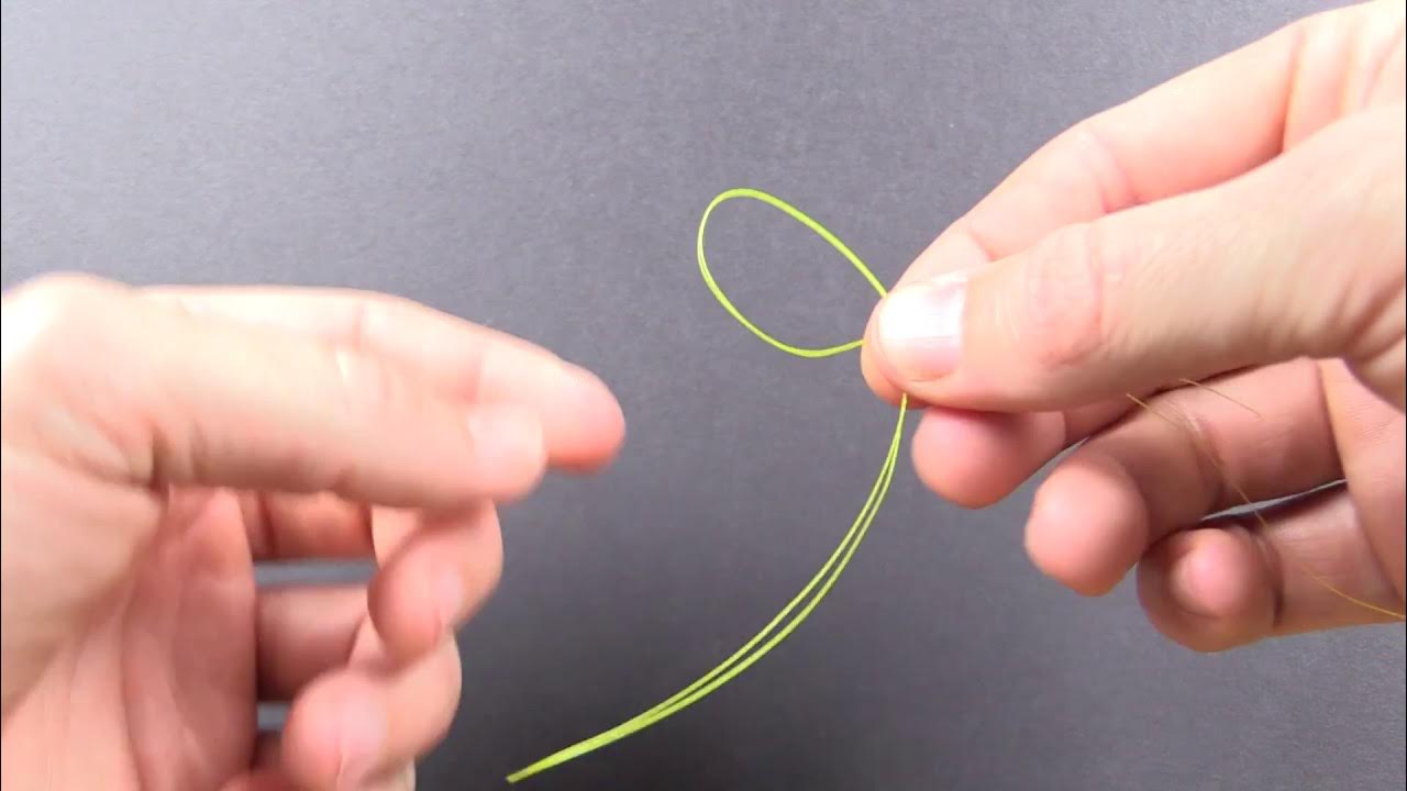 How To Tie The Surgeons Loop Knot On Braided Line 